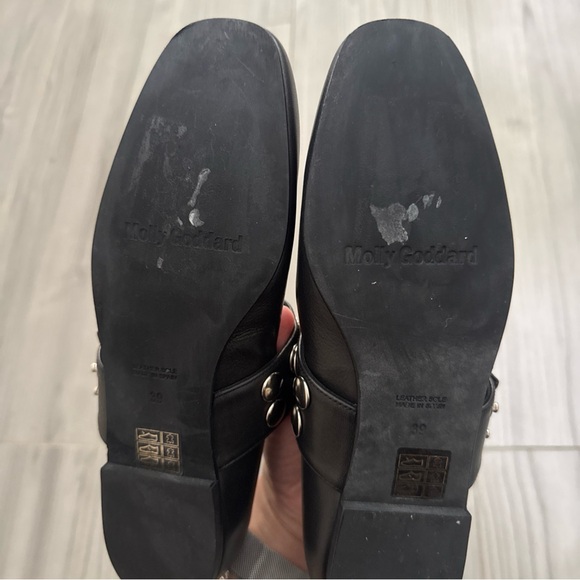 SOLD-Molly Goddard Carla Studded Mary Jane Black - Picture 2 of 4